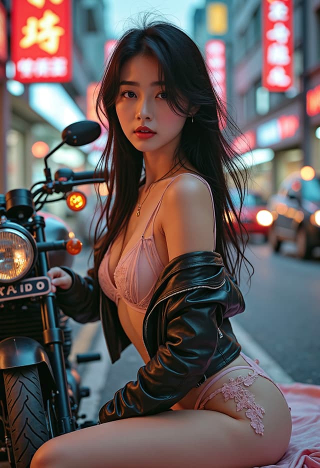 Korean Girl - Urban Rebel Chic